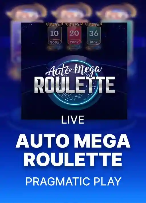 Auto Mega Roulette Live — ruletka online